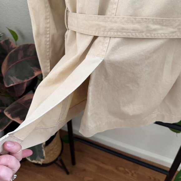 Vintage Banana Republic Khaki Safari Chore Coat Size Medium - Picture 7 of 7